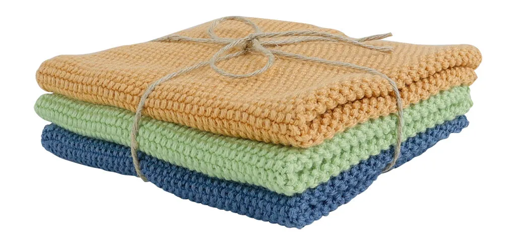 3er Set Spültücher gestrickt // Bürstenhaus Redecker