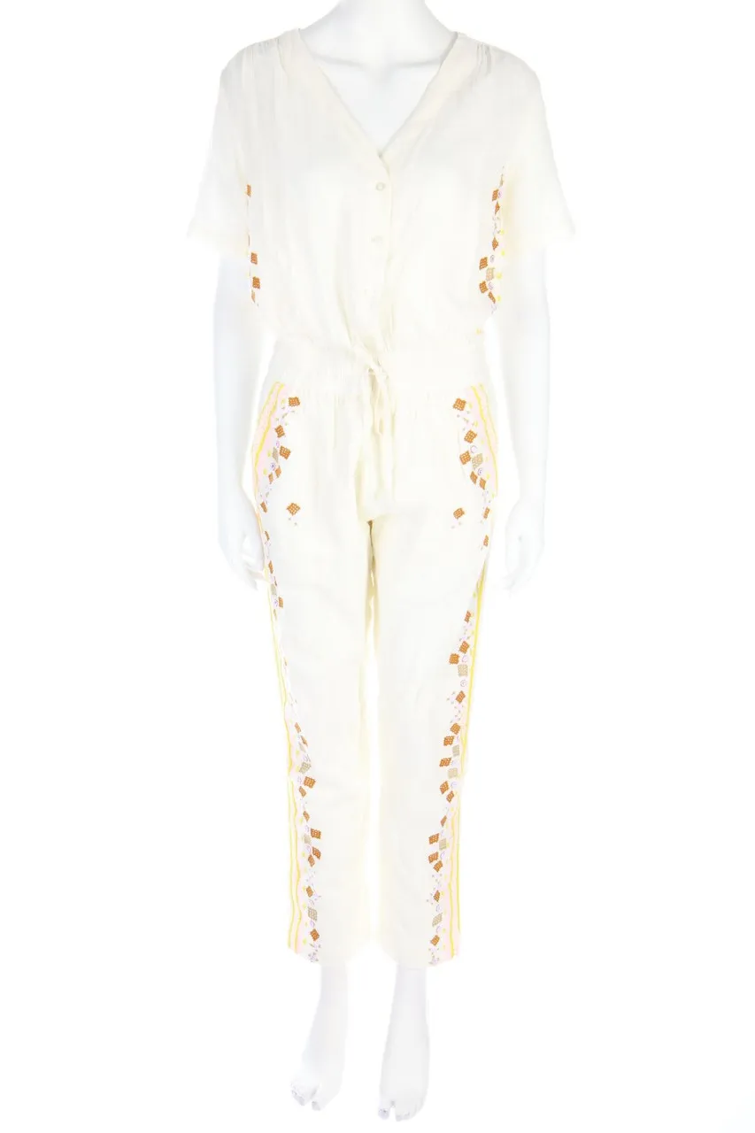 ANTIK BATIK - Jumpsuit mit Stickereien im Boho-Stil - D 38
