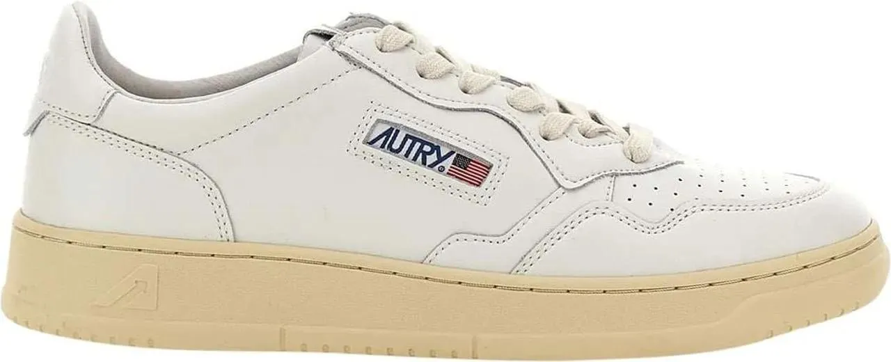   Autry International  Autry 01 Low Man Leat/Leat weiß  Low-Top Sneaker 
