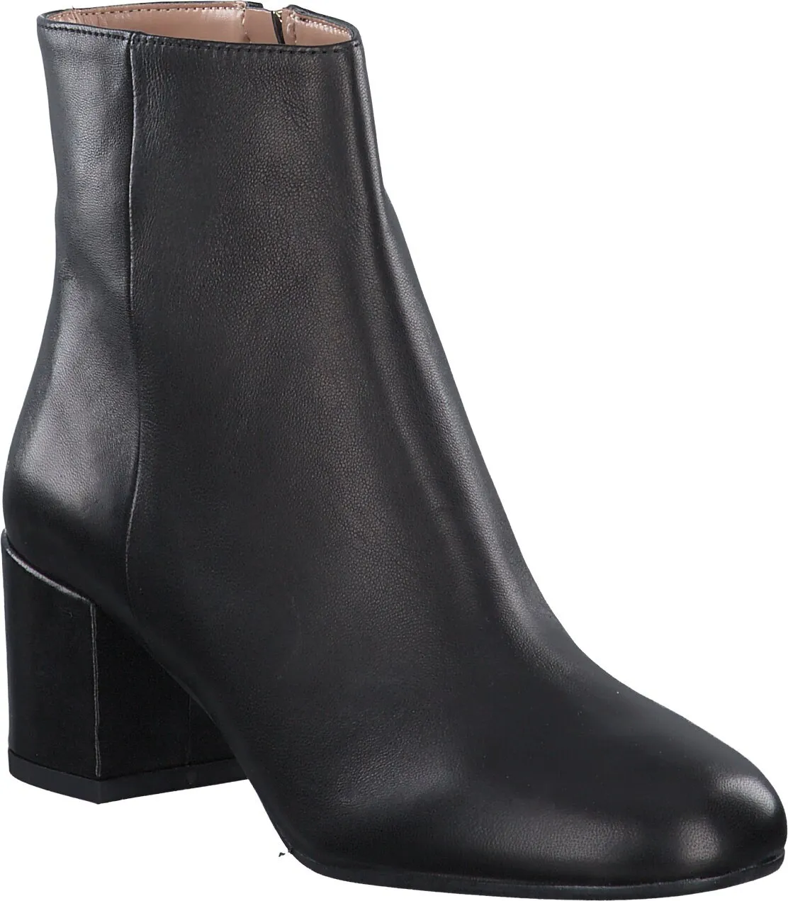 Damen-Stiefeletten aus Leder 106001000001 (Schwarz)