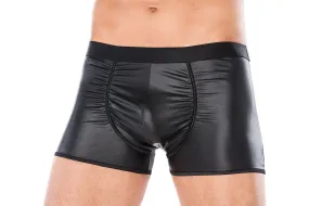 Elastische Boxershorts in schwarz