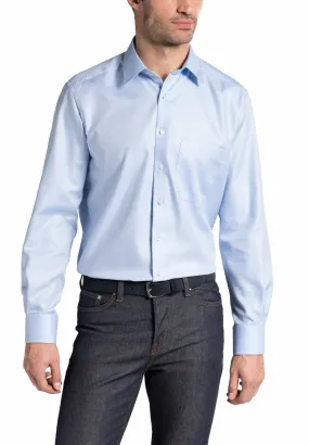 eterna Herren Hemd Comfort Fit Langarm bleu (50) 40