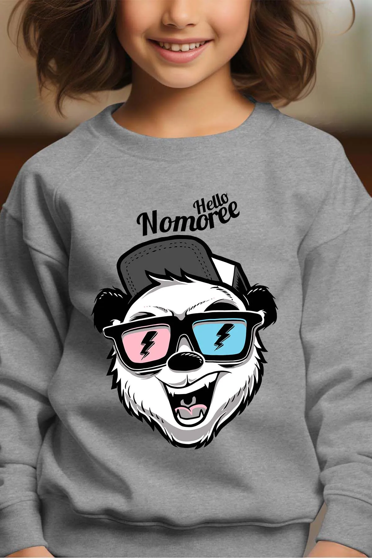 Hello Nomoree – Rundhals-Sweatshirt für Mädchen