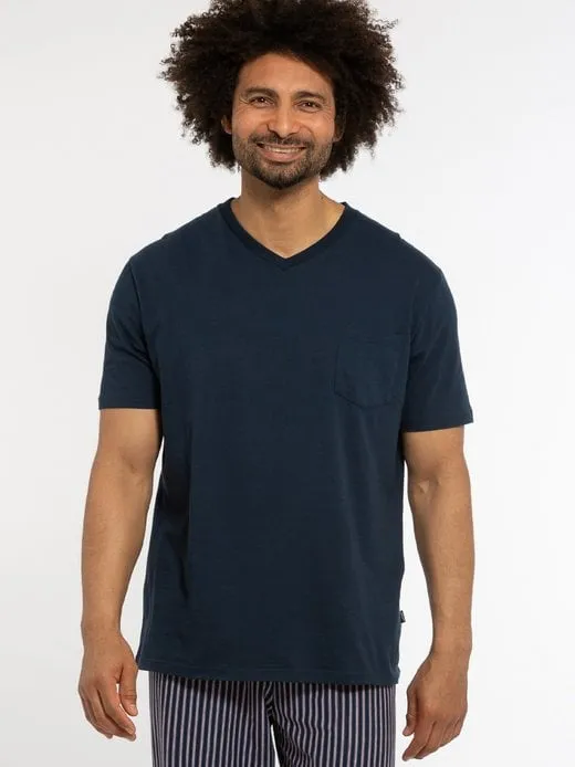 Herren Schlafanzug Shirt Organic Cotton