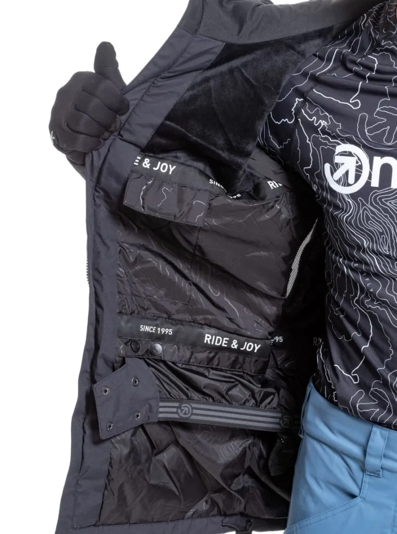 Herren SNB & SKI Jacke Meatfly Shader grün/schwarz S