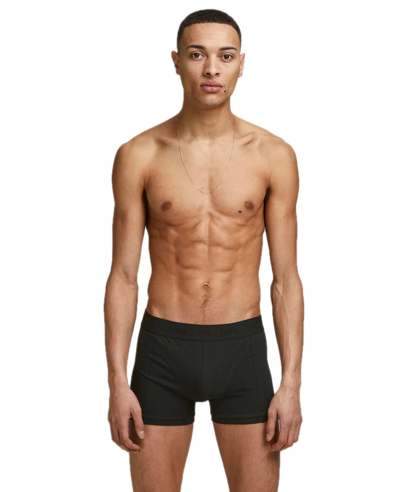 Jack & Jones Boxershorts (3 Stück) mit schwarzem Webbund