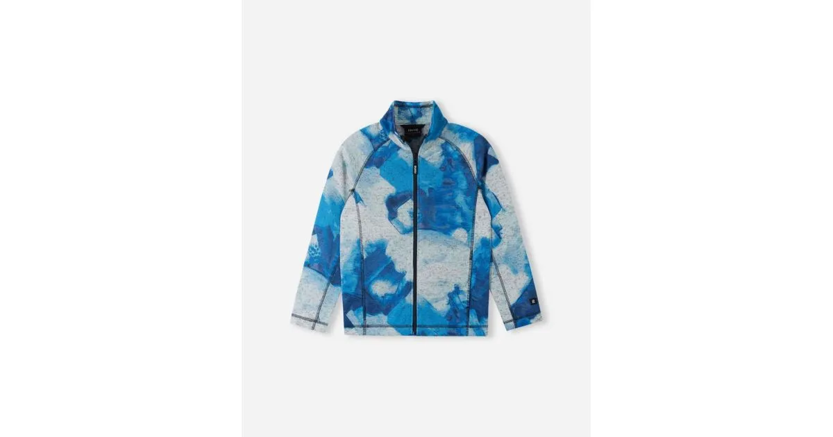 Kinder-Fleece-Sweatshirt Reima Niksini blau