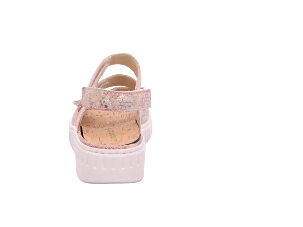 Klassische Sandalen rose
