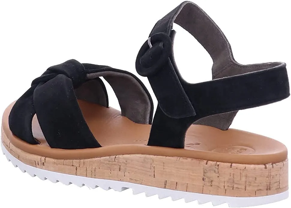 Komfort Sandalen schwarz 0073-6059-013/Sandale