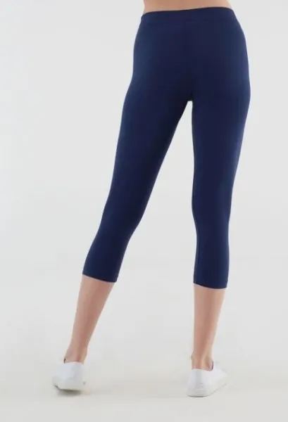 Leela Cotton Damen Leggings 7/8 admiralblau