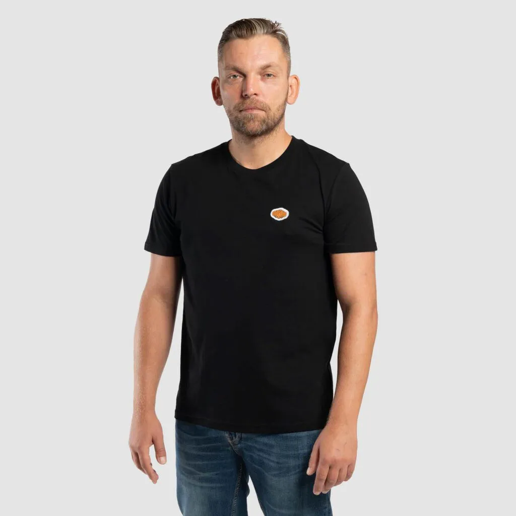 Quittje - Franzbrötchen T-Shirt - schwarzre.de