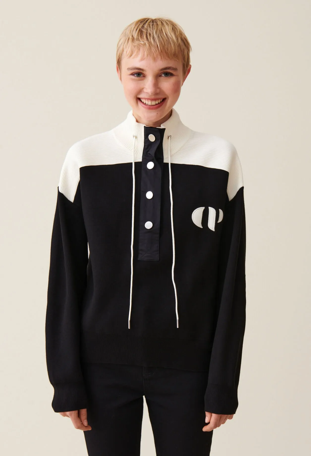 Sweatshirt Minimum Troyerkragen
